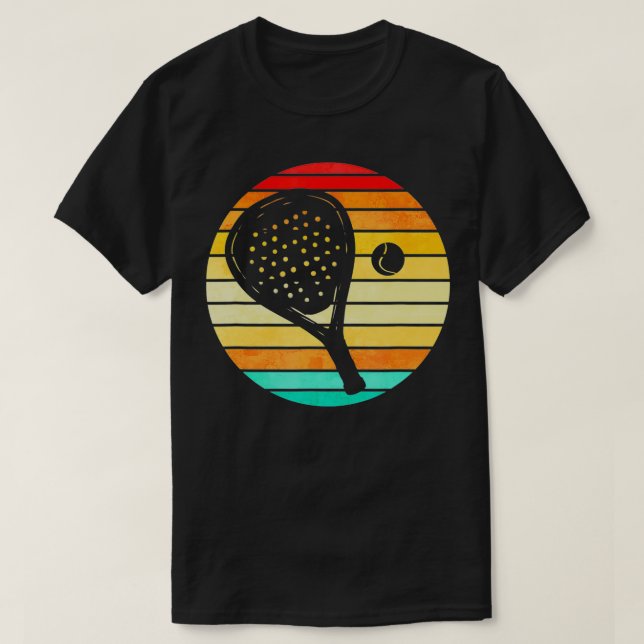 Padel Player Coach Gift for Padel Tennis Training  T-Shirt (Design Front)