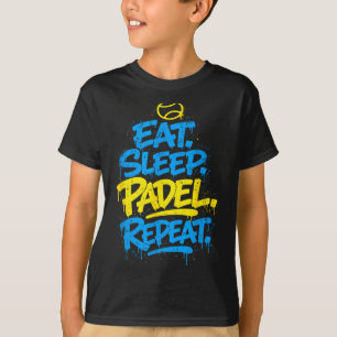 Padel player funny repeat design T-Shirt