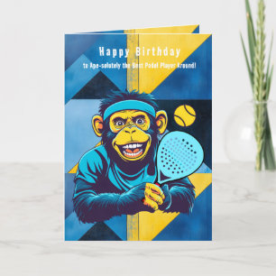 Padel Primate Party Holiday Card
