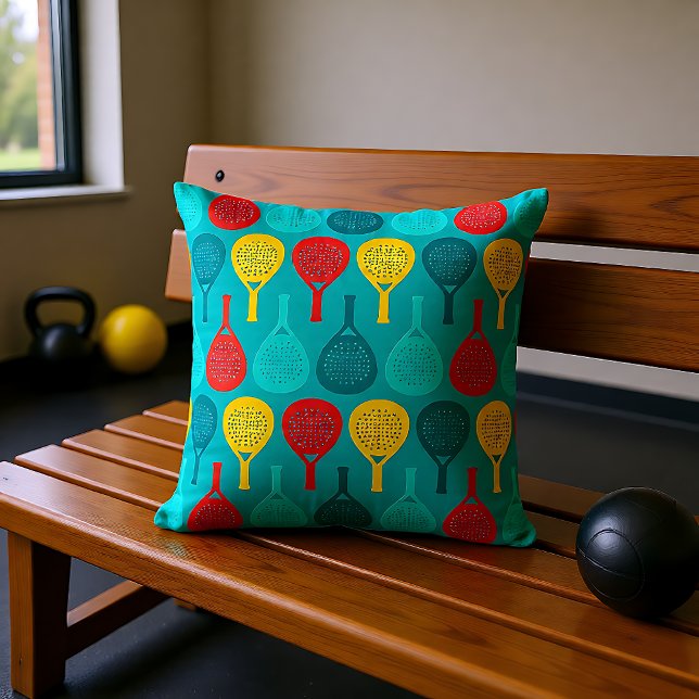 Padel Rest Mode: Activated Cushion (Padel Rest Mode Activated Throw Pillow)