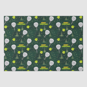 Padel Smashing Christmas Wrap Tissue Paper