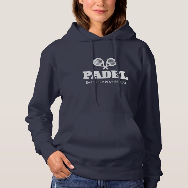 Padel sports hoodie for women (Front)