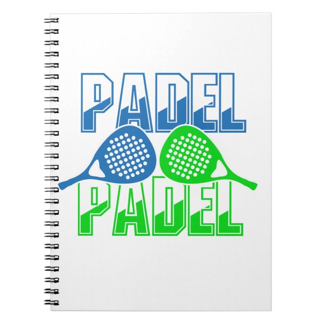 PADEL sports Notebook (Front)