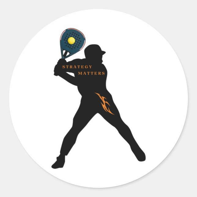 Padel - Strategy S Sticker  (Front)