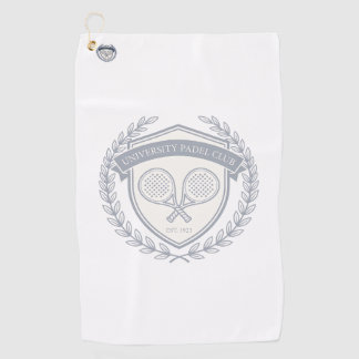 Padel Tennis Club Aesthetic Custom Name Bag Tag Golf Towel