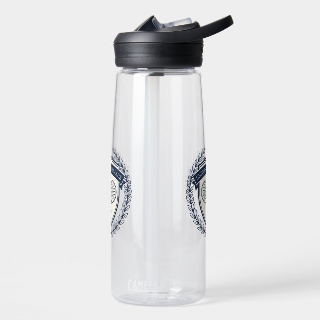 Padel Tennis Club Aesthetic PickleBall Water Bottle (Left)