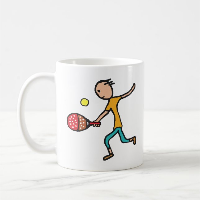 Padel Tennis Coffee Mug (Left)