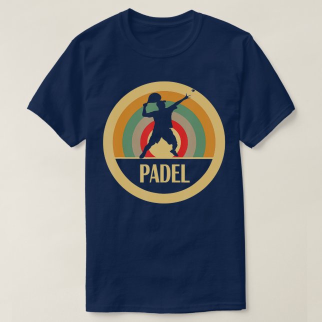 Padel tennis padel player vintage  T-Shirt (Design Front)