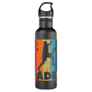 Padel Tennis Player Retro Vintage  710 Ml Water Bottle