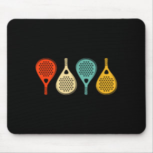 Padel Tennis Racket Vintage Sports Mouse Mat