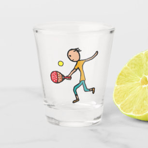 Padel Tennis Shot Glass