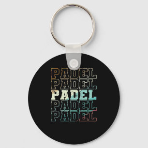 Padel Tennis Sport und Ball Key Ring