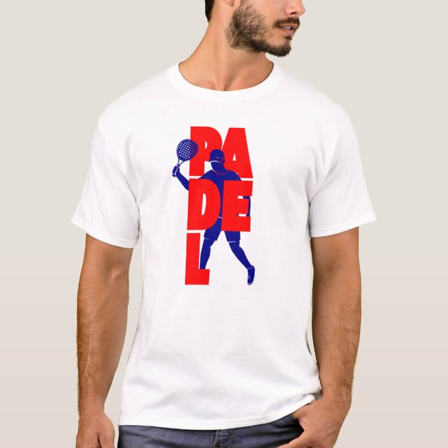 Padel tshirt, padel tennis t shirt (Front)