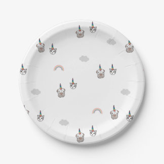 Padicorn / caticorn plates  - art by Irina Kolb