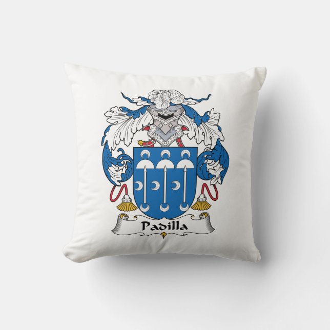Padilla Family Crest Cushion (Front)