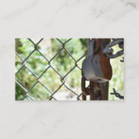 Padlock Lock Chain Link Fence NYC Urban Photograph