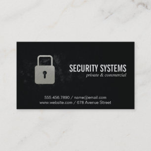 Padlock   Security Business Card