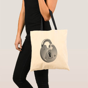 Padlock Security Tote Bag