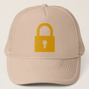 Padlock Textured - Various Colours Available Trucker Hat