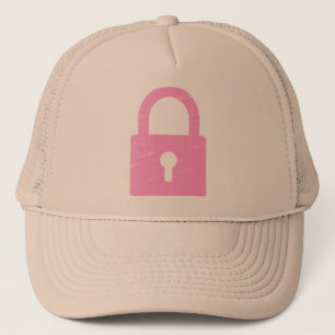 Padlock Textured - Various Colours Available Trucker Hat