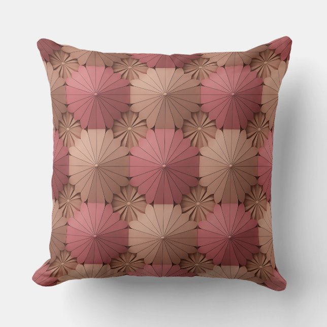 Padma Radiant Grid 3D Batik Motif Cushion (Front)