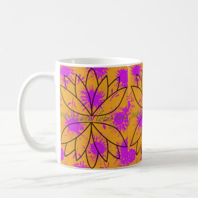 Padmasana Pizazz Coffee Mug (Left)