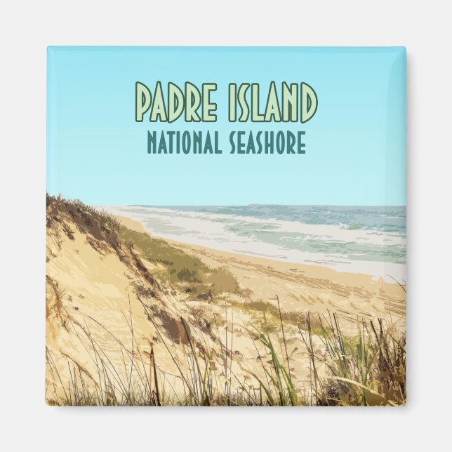 Padre Island National Seashore Texas Magnet (Front)