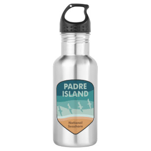 Padre Island National Seashore Texas Seagulls 532 Ml Water Bottle