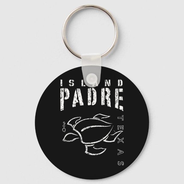 Padre Island Texas Souvenir Key Ring (Front)