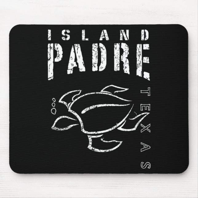 Padre Island Texas Souvenir Mouse Mat (Front)