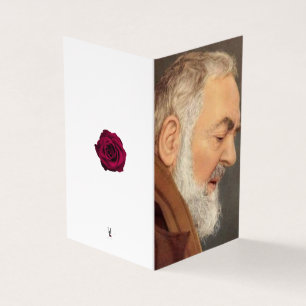 Padre Pio  Catholic Condolence Thank You Cards
