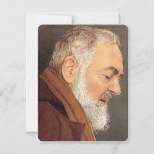 Padre Pio  Catholic Funeral Memorial Holy Card