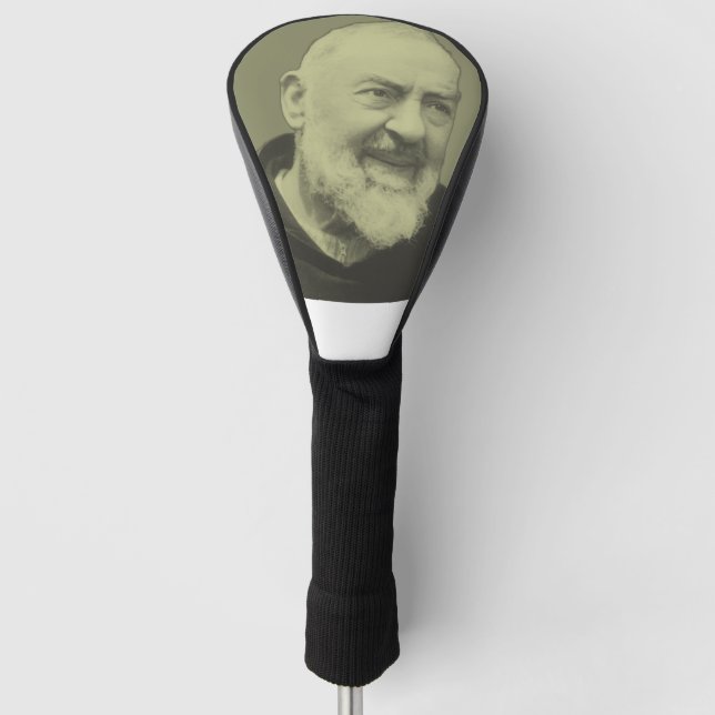 Padre Pio of Pietrelcina Golf Head Cover (Front)