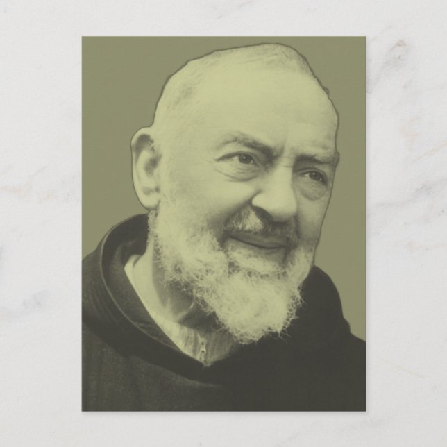Padre Pio of Pietrelcina Saint of Mercy Postcard (Front)