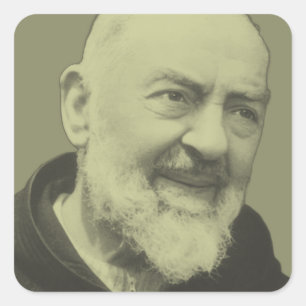 Padre Pio of Pietrelcina  Square Sticker