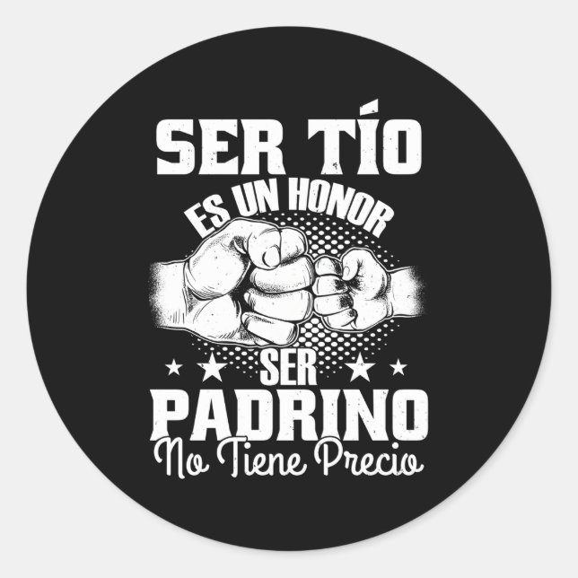 Padrino Classic Round Sticker (Front)