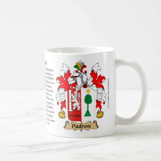 Padron, the Origin, the Meaning and the Crest Coffee Mug (Right)