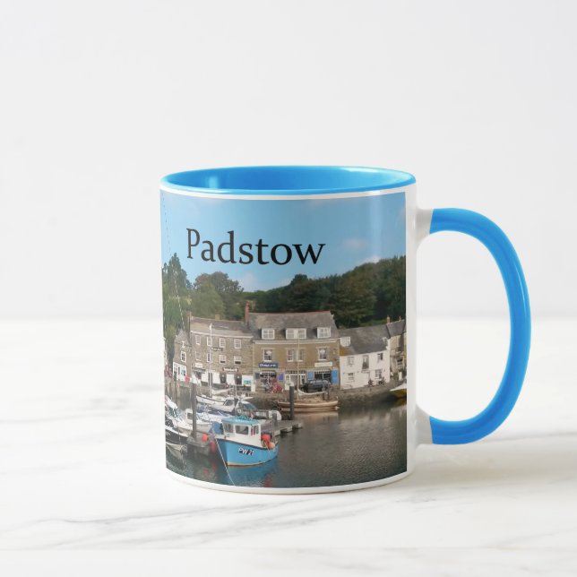 Padstow Cornwall England Mug (Right)