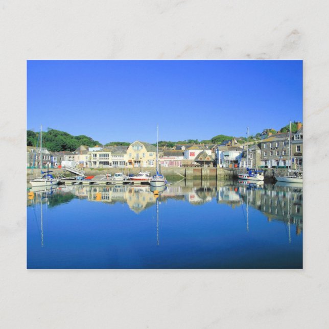 Padstow in Cornwall Postcard (Front)
