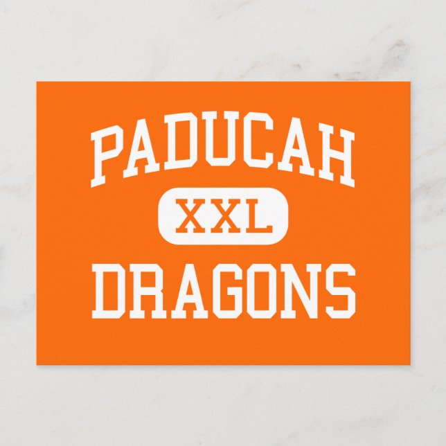 Paducah - Dragons - High School - Paducah Texas Postcard (Front)