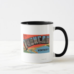 Paducah, Kentucky - Large Letter Scenes Mug