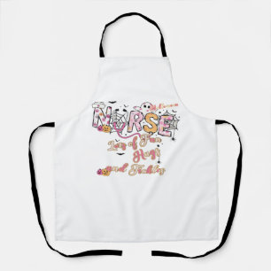Paediactric Nurse Fun Halloween Design Essential T Apron