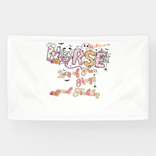 Paediactric Nurse Fun Halloween Design Essential T Banner