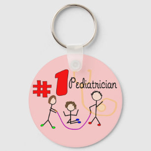 Paediatrician #1 Adorable Kids Design Gifts Key Ring