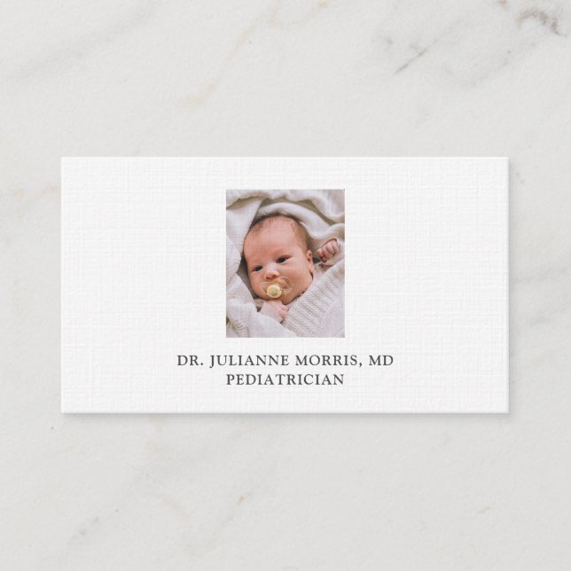 Paediatrician Business Card (Front)
