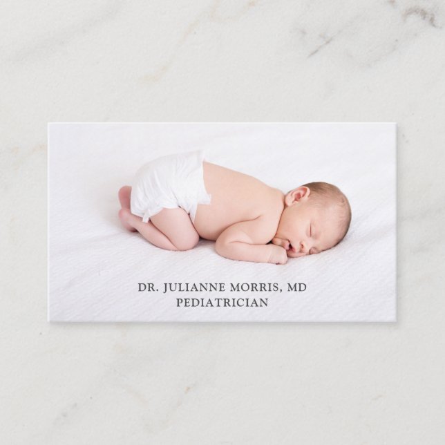 Paediatrician Business Card (Front)