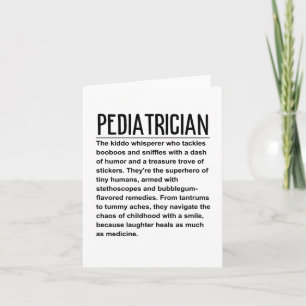 Paediatrician  card