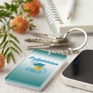 Paediatrician Chick #3 Key Ring
