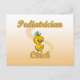 Paediatrician Chick Postcard