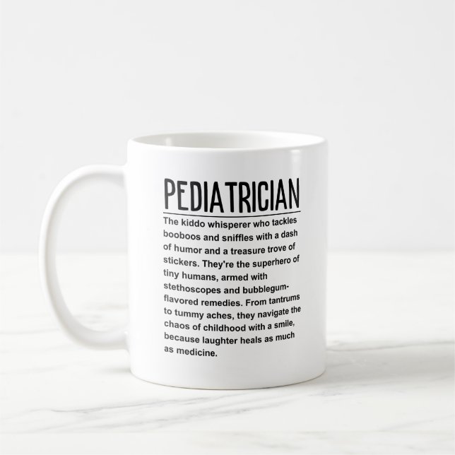 Paediatrician  coffee mug (Left)